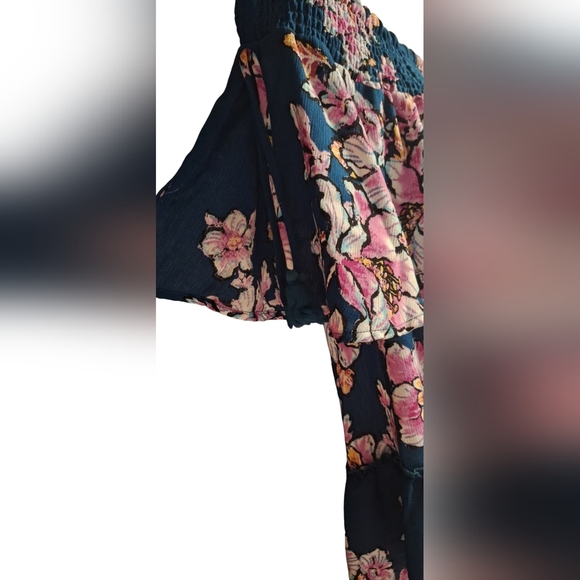 Signature I Studio Sz L Blouse Office Casual Business Floral - Picture 2 of 5